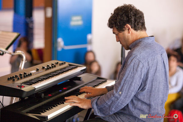 Serge Moulinier; Serge Moulinier Quintet. Festival JAZZ360 2018, Camblanes-et-Meynac. 09/06/2018