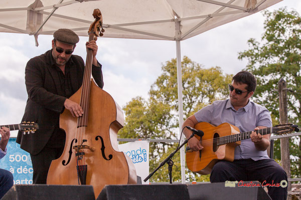 Olivier Cherbit, Ugo Leduc; Swing Home Trio. Festival JAZZ3602019, Camblanes-et-Meynac. 08/06/2019