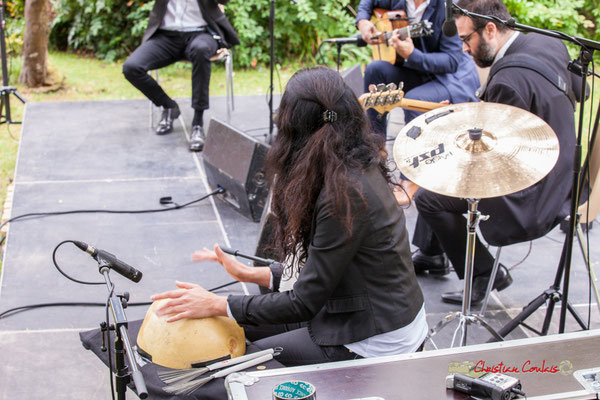 Sabrina Romero; Nicolas Saez Quartet. Festival JAZZ360, Château Duplessy, Cénac. 10/06/2019