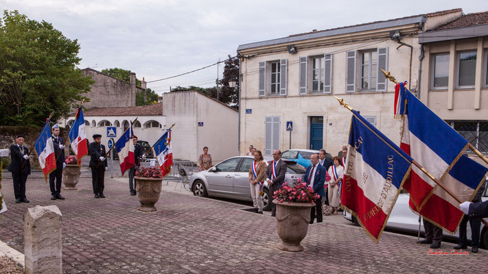 Quatre-vingtième anniversaire du Souvenir et de la Mémoire de la Résistance, en présence de Mathilde Feld, députée de Gironde, Christophe Miqueu, maire de Sauveterre, Jean Favory, président de l'A.N.A.C.R. le 14/07/2024. Photographie © Christian Coulais