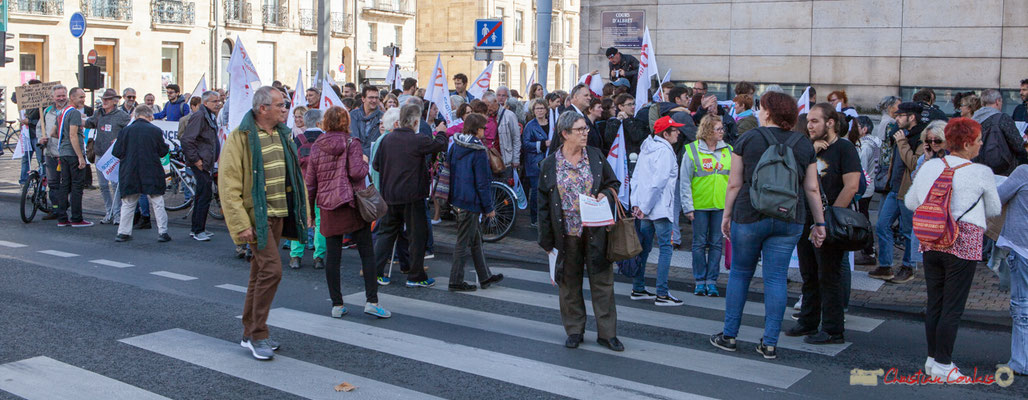 La France Insoumise. Manifestation contre la réforme du code du travail. Bordeaux, 12/09/2017