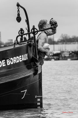 Autour du bassin à flot N°1, Bordeaux. Mardi 27 février 2024. Photographie 400mm © Christian Coulais