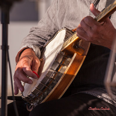 "Banjo 2" Jean-Michel Plassan ; Crawfish Wallet. Vendredi 25 juin 2021, M.A.S. LADAPT, Camblanes-et-Meynac. Photographie © Christian Coulais