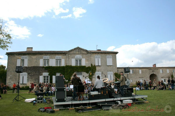 Festival JAZZ360 2010, MovieJazzProject face au château Lestange, Quinsac, 16/05/2010