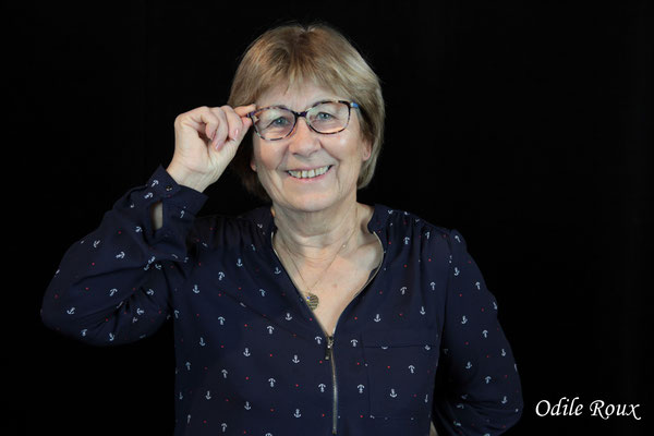 Maryse Pinol photographiée par Odile Roux. Cénac, samedi 2 février 2019