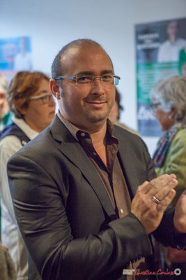 Christophe Miqueu, ex-candidat la France Insoumise, sur la 12ème circonscription. Inauguration de la Permanence parlementaire de Loïc Prud'Homme et Tiphaine Maurin, 281, route de Toulouse, Villenanve d'Ornon 16/09/2017