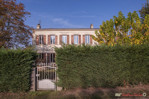 5 Habitat vernaculaire. Avenue de Mons, Cénac, Gironde. 16/10/2017
