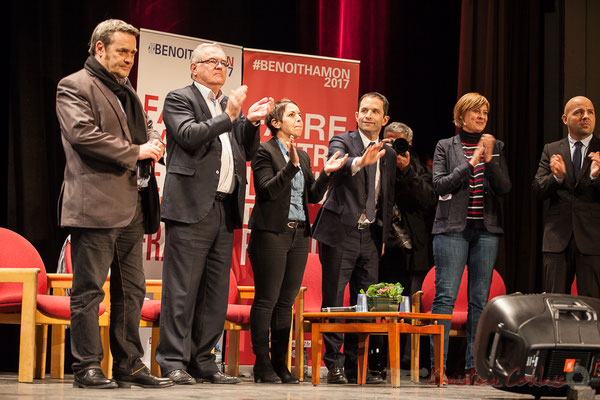 1 Pascal Lafargue, Jean-Marie Darmian, Naïma Charaï, Benoît Hamon, Andréa Kiss, Matthieu Rouveyre, Théâtre Fémina, Bordeaux