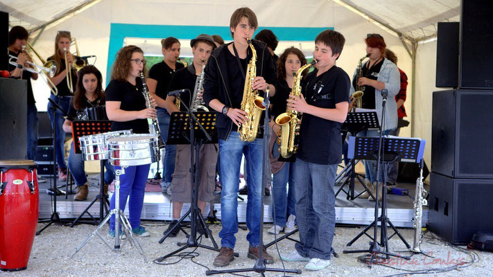 Big Band Jazz du Collège Eléonore de Provence (Monségur), Festival JAZZ360 2012, Cénac, 08/06/2012