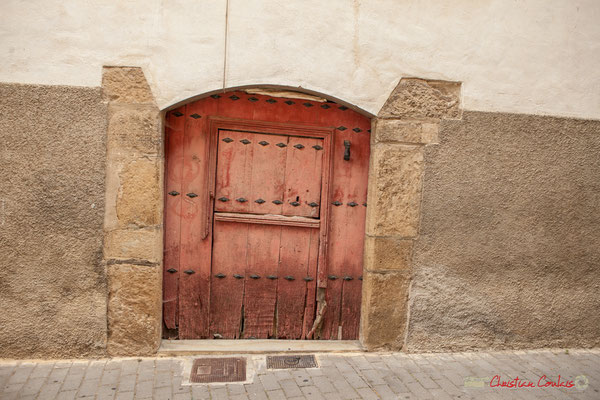 Porte d'entrée de la maison / Puerta delantera de la casa. Liédena, Navarra