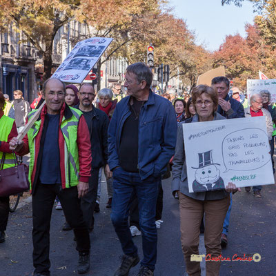 "#Rendl'isf" Manifestation nationale des gilets jaunes. Cours d'Albret, Bordeaux. Samedi 17 novembre 2018