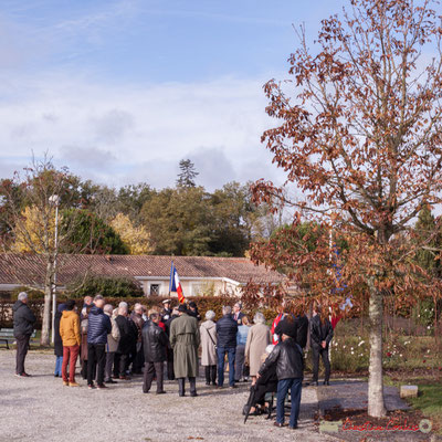 Hommages et commémoration de l'Armistice du 11 novembre 1918 à Cénac, ce samedi 11 novembre 2017.