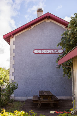 Gîte intercommunale de la gare de Citon-Cénac. 13/05/2018