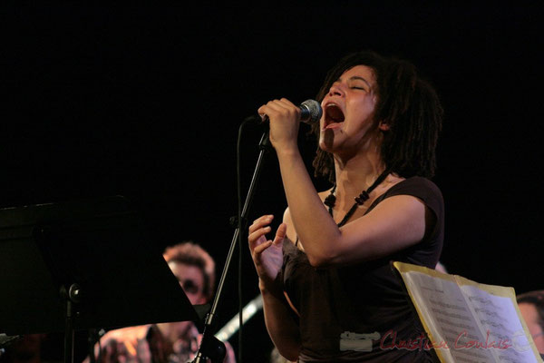 Chanteuse, Big Band du Conservatoire Jacques Thibaud, section MAA-Jazz. Festival JAZZ360 2011, Cénac. 03/06/2011