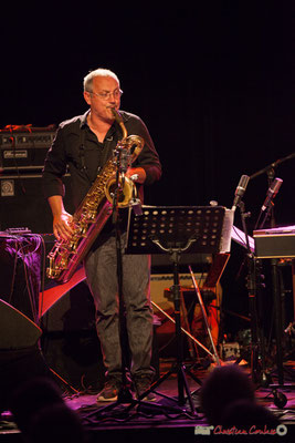 François Corneloup; Franc Tortiller / François Corneloup Duo. Festival JAZZ360, Cénac, 10 juin 2017