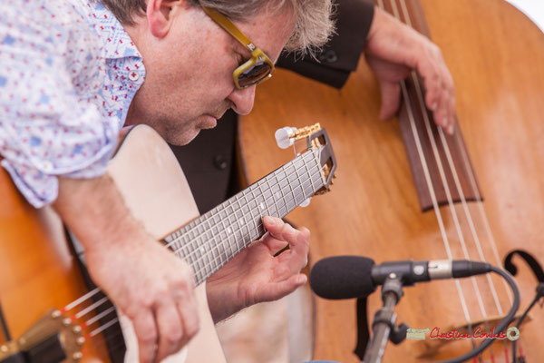 Bruno Debord; Swing Home Trio. Festival JAZZ3602019, Camblanes-et-Meynac. 08/06/2019