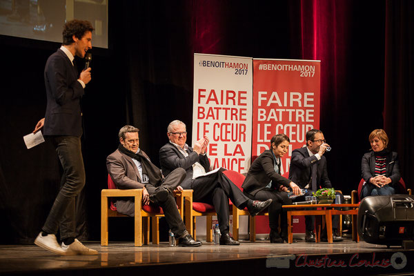 3 Pascal Lafargue, Jean-Marie Darmian, Naïma Charaï, Benoît Hamon, Andréa Kiss, Théâtre Fémina, Bordeaux