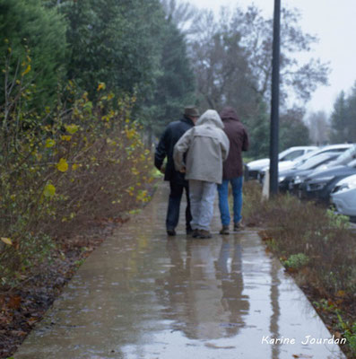 "Tiens voilà la pluie" Cadillac. Samedi 14/12/2019. Photographie © Karine Jourdan