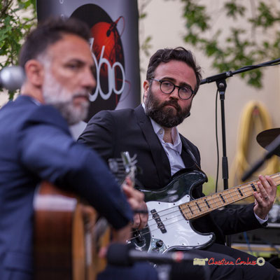 Julien Cridelause; Nicolas Saez Quartet. Festival JAZZ360, Château Duplessy, Cénac. 10/06/2019