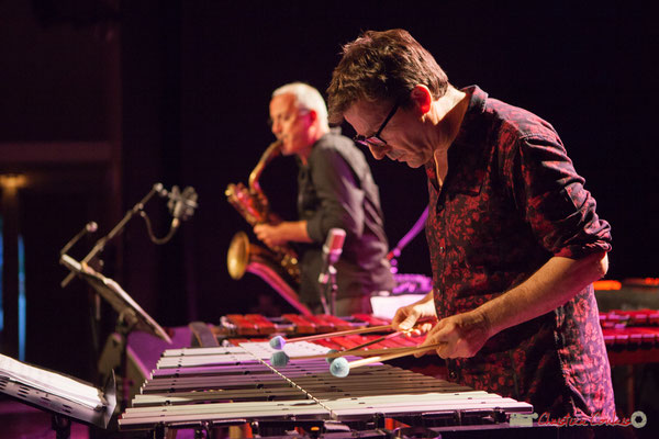 Franc Tortiller; François Corneloup / Franck Tortiller Duo. Festival JAZZ360, Cénac, 10 juin 2017