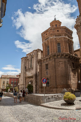 Après la conquête de la Tudela Musulmane en 1119, sur la Grande Mosquée (IXème s.) est construite une Collégiale qui deviendra Cathédrale en 1783. Catedral Santa Maria la Blanca, Tudela, Navarra