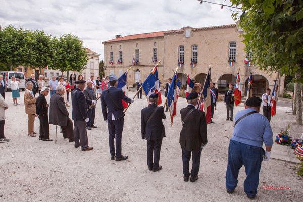 Quatre-vingtième anniversaire du Souvenir et de la Mémoire de la Résistance, stèle Roger Teillet, place de la République, Blasimon, en présence de Mathilde Feld, députée de Gironde. Dimanche 14 juillet 2024. Photographie © Christian Coulais