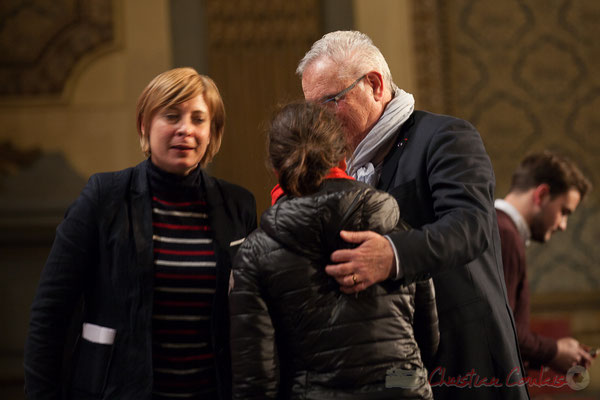 1 Jean-Marie Darmian, Andréa Kiss, toujours sur scène. Théâtre Fémina, Bordeaux. #benoithamon2017