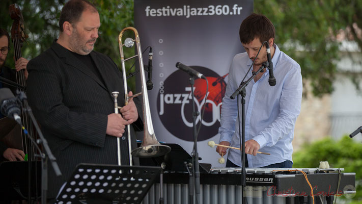 Alexis Valet Quartet : Sébastien Arruti, Alexis Valet. Festival JAZZ360 2016, Quinsac, 12/06/2016