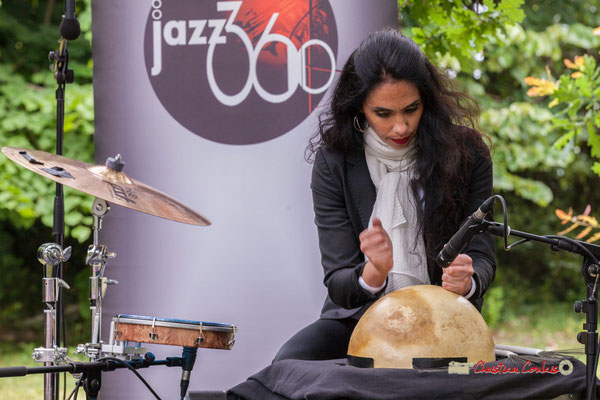 Sabrina Romero; Nicolas Saez Quartet. Festival JAZZ360, Château Duplessy, Cénac. 10/06/2019