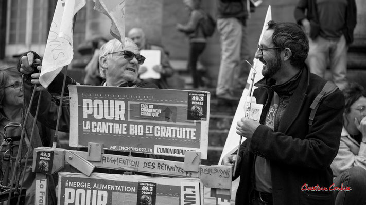Rassemblement des insoumis.es de l'Union populaire ce 1er mai 2022, Bordeaux