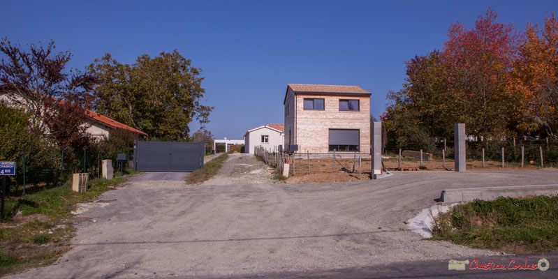 5 Habitats contemporains. Avenue de Lignan, Cénac, Gironde. 16/10/2017