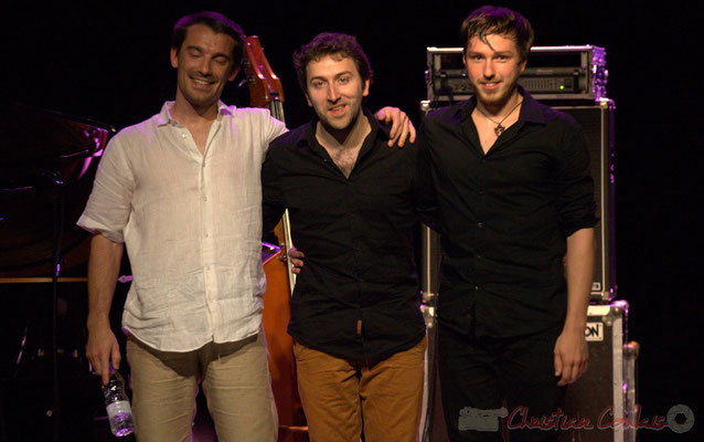 Festival JAZZ360 2015, Rémi Bouyssière, Laurent Coulondre, Martin Wangermée; Laurent Coulondre Trio. Cénac, 12/06/2015