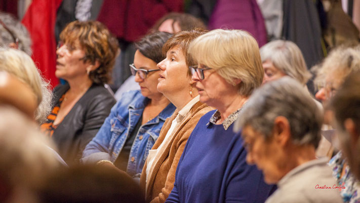 Les Choraleurs invitent Nathalie Aubin à fêter ses 60èmes arpèges. Lundi 15 mai 2023, Quinsac. Photographie © Christian Coulais