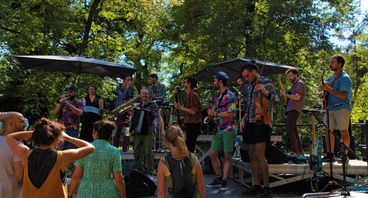 Concert d'Opsa Dehëli, Aérocampus / Château de Latresne. Dimanche 4 septembre 2022. Photographie © Karine Jourdan