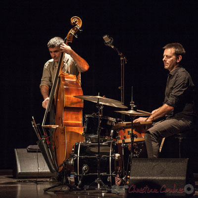 Christophe Jodet, Didier Ottaviani; Serge Moulinier Trio, soirée cabaret JAZZ360, Cénac. 07/11/2015