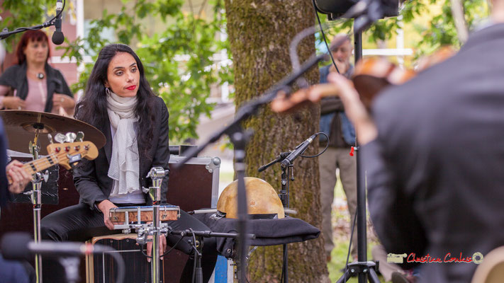 Sabrina Romero; Nicolas Saez Quartet. Festival JAZZ360, Château Duplessy, Cénac. 10/06/2019