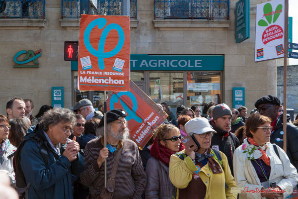 Manifestation du 1er mai 2017, avec la France Insoumise, cours d'Albret, Bordeaux