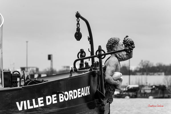 Autour du bassin à flot N°1, Bordeaux. Mardi 27 février 2024. Photographie 400mm © Christian Coulais