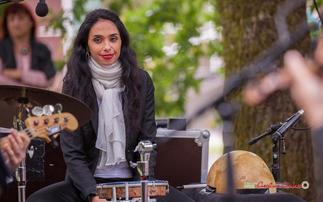 Sabrina Romero; Nicolas Saez Quartet. Festival JAZZ360, Château Duplessy, Cénac. 10/06/2019