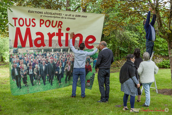 Tous avec Martine...Faure et Jean-Marie Darmian pour fêter 10 ans de députation et un jubilé d'engagements politiques. 14 mai 2017, Blasimon