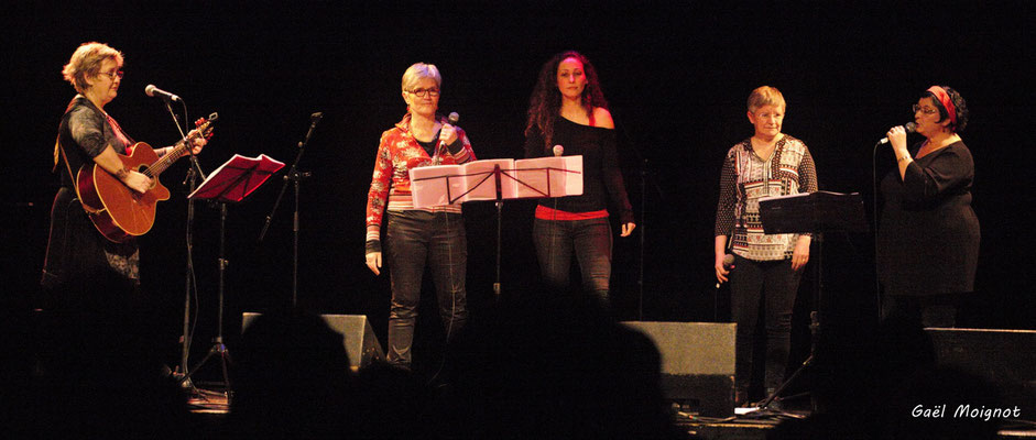 Les Filles Harmoniques photographiées par Gaël Moignot. Les Diapasons de l'AMAC, samedi 2 février 2019