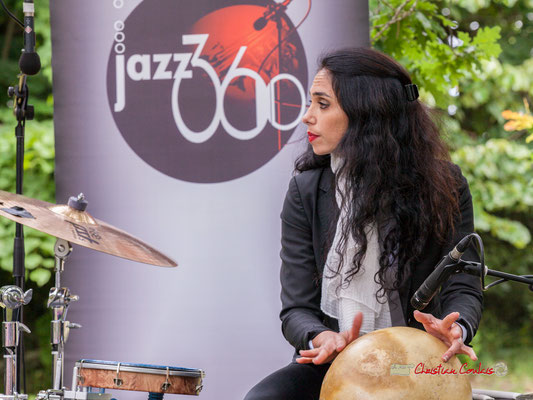 Sabrina Romero; Nicolas Saez Quartet. Festival JAZZ360, Château Duplessy, Cénac. 10/06/2019