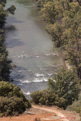 La rivière Irati rejoind le fleuve Aragon, en aval de la Foz de Lumbier, Navarra