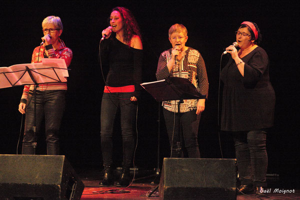 Les Filles Harmoniques photographiées par Gaël Moignot. Les Diapasons de l'AMAC, samedi 2 février 2019