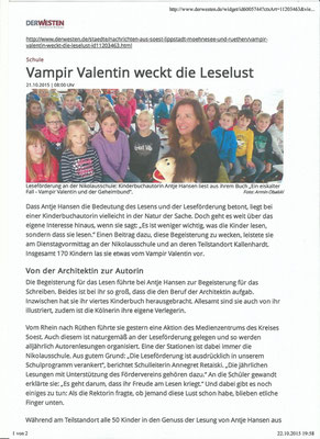 Westfalen Post Vampir Valentin