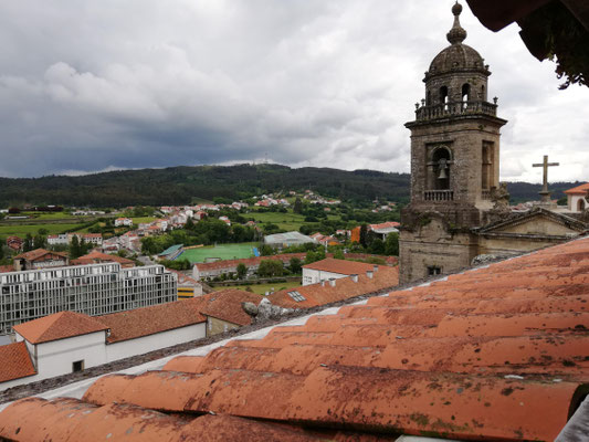 Blick aus unserem Zimmer in St. Martin Pinario