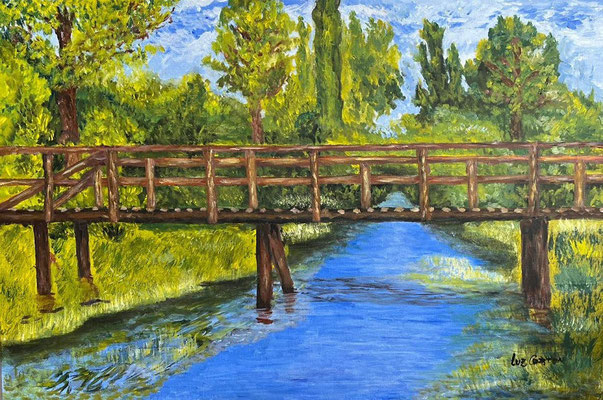 "Chimehuin" Acrilico - 60x40 cm.