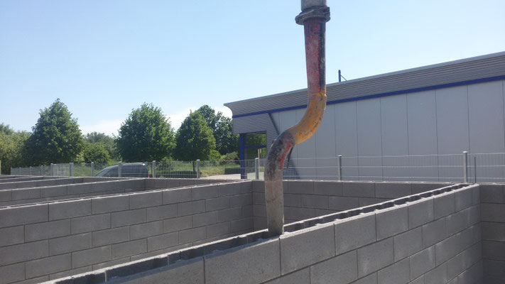 Schalungssteine für Garagenbau