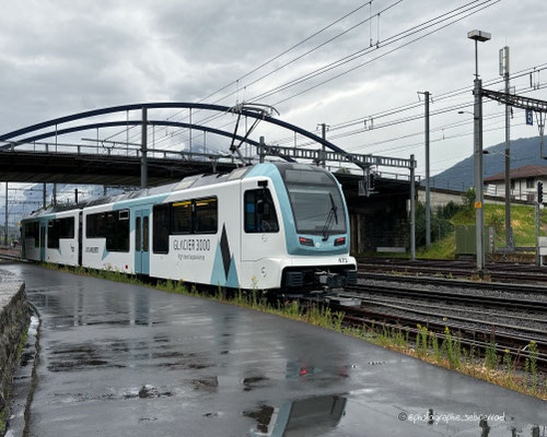 ABe 4/8 473 en livrée Glacier 3000
