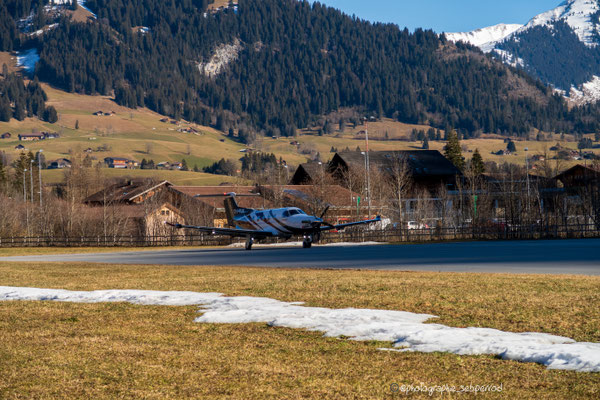 Avion Type Pilatus, Aerodrome de Saanen BE